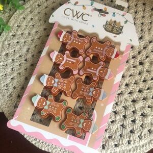 GINGERBREAD Magnetic Bag Clips